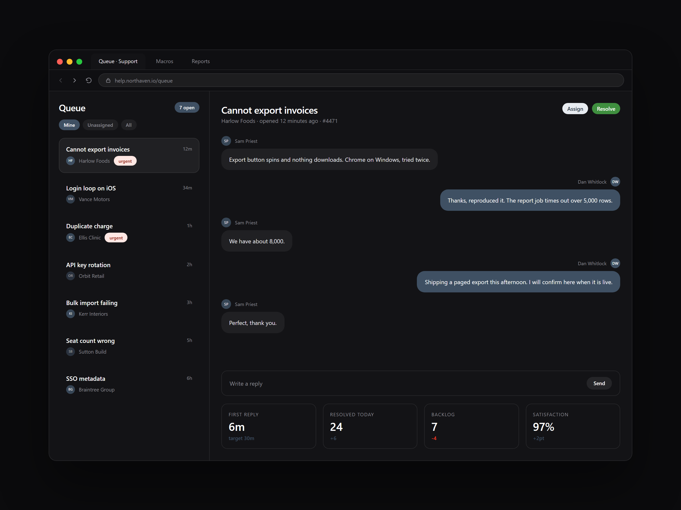 SaaS dashboard, interface design by LTF Technologies